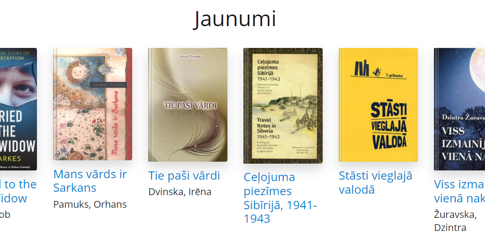 Jaunieguvumu saņemšana Rīgas Centrālajā bibliotēkā